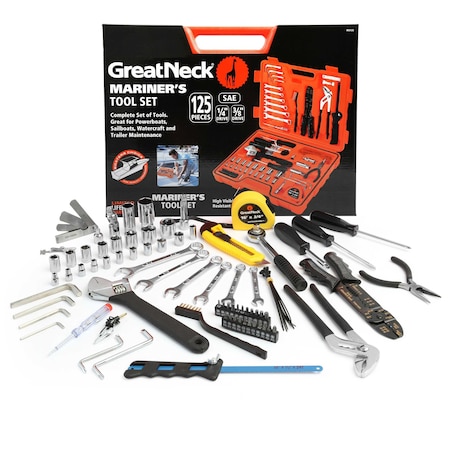 Great Neck 125Pc Marine Tool Set MS125